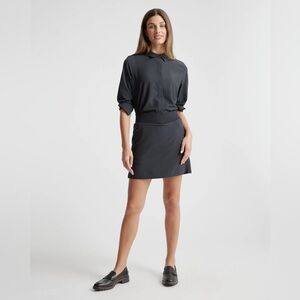 Quince Performance Tech Skort - Black, size XL